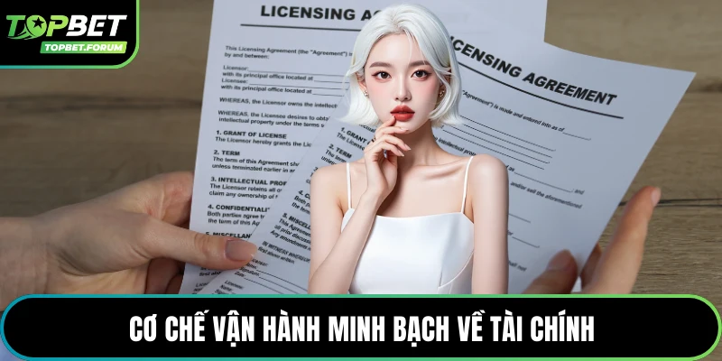 Cơ chế vận hành minh bạch về tài chính